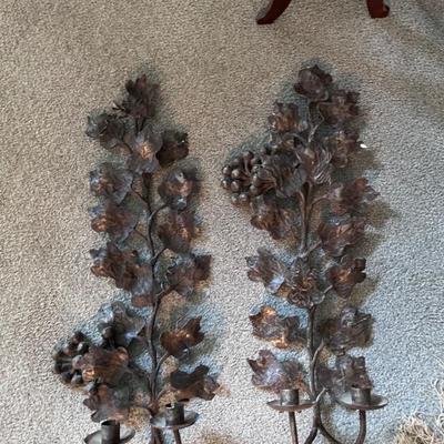 WALL SCONCES MADE OF IRON