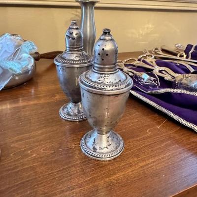 Sterling Silver Salt & Pepper Shakers