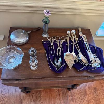 Sterling & Plated Serving Utensils 