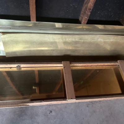 Brass plated sheet metal