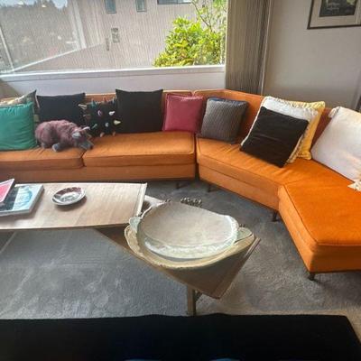 Vintage sectional couch