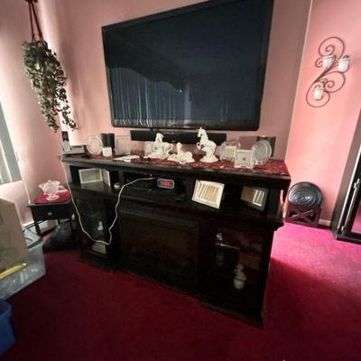 Electric Fireplace and TV’s