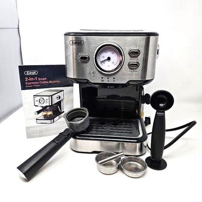 Gevi 2 in 1 Smart Espresso Coffee Machine - Brewer and Frother