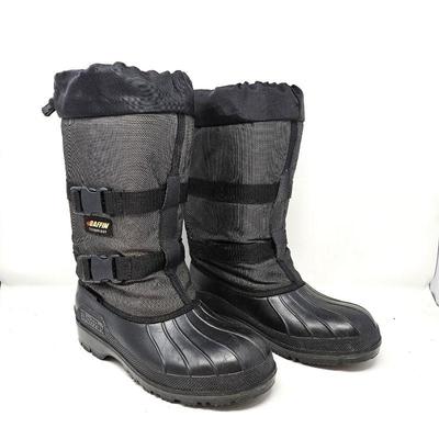  Women's Snow Boots by Baffin Technology - Black w/ Inner Lining for Warmth - Made in Canada Size 9W