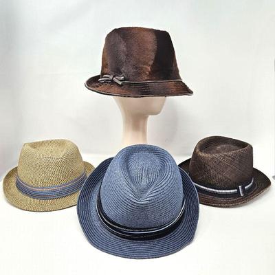  Women's Hat Collection - Nine West Fur Fedora - Assorted Summer Fedoras