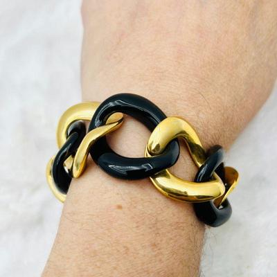 Kenneth Jay Lane Collectors Piece! Chunky Chain Bracelet