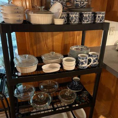 Corning Ware! Bombay Porcelain! Pyrex! 