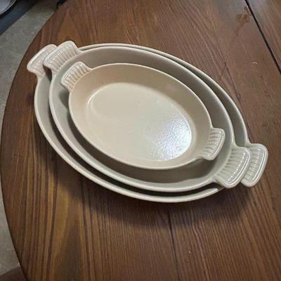 Set of three -Le Creuset 