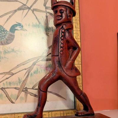 Rare Virginia Metalcrafters Hessian soldier doorstop Williamsburg 