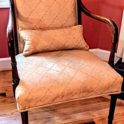 Upholstered arm chair