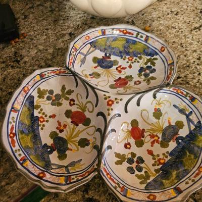 Beautiful three section dish