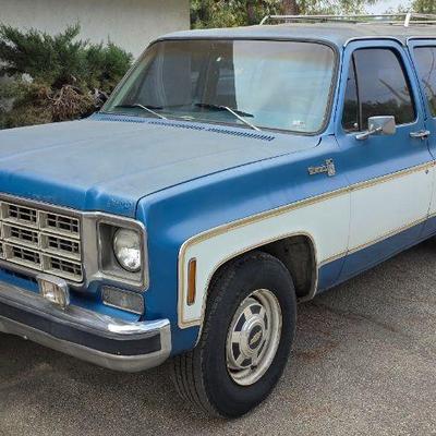 1977 Chevy Silverado Suburban Trailering Special 80,000 original miles 