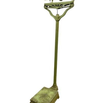 Antique Cast Iron Physicians Scale, Old Drs Office