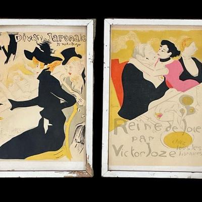 Two Early 20th C. TOULOUSE-LAUTREC Prints