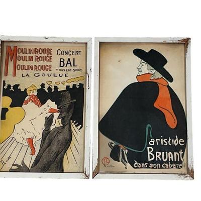 Two Early 20th C. TOULOUSE-LAUTREC Prints
