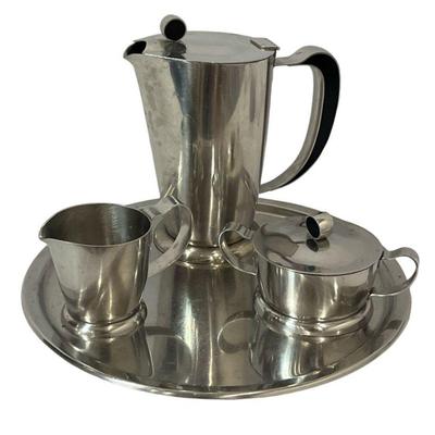 Mid Century GENSE SWEDEN Stainless Tea Set