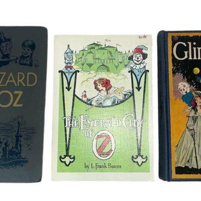 Three Vintage FRANK L. BAUM Oz Books