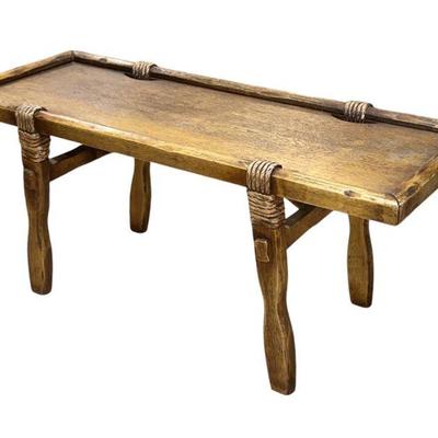 A Coronado Mid 1930s Coffee Table, Ranch Oak Style