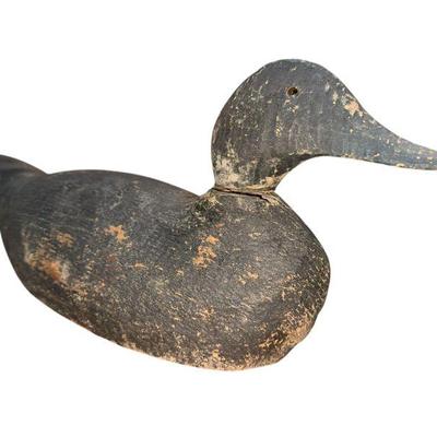 Antique Hand Carved Wood Duck Decoy