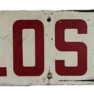 Vintage Industrial Explosives Sign