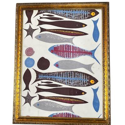 KEN SCOTT Fish Textile "A Fish Is a Fish Is a Fish"