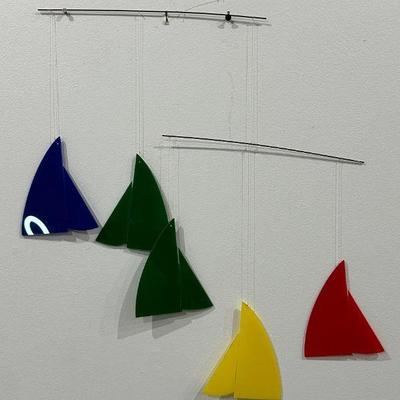 Mid Century Sailboat Mobile