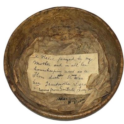 Antique 1700's-1800's Primitive Burl Wood Bowl