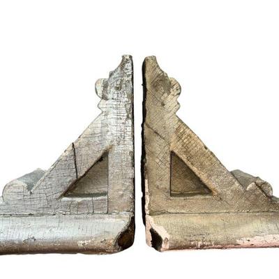 Vintage French Architectural Corbels, Pai