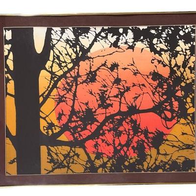 Mid Century Sunset Print