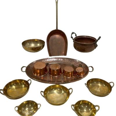 Collection Copper & Brass Measuring Articles