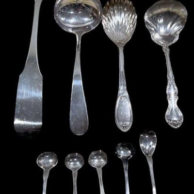 Collection Antique Sterling Silver Spoons
