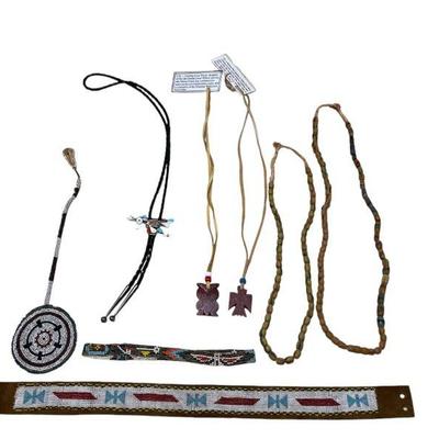 Collection Native American Beaded, Turquoise Jewelry