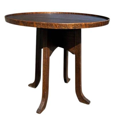 Arts & Crafts Mission Oak Side Table