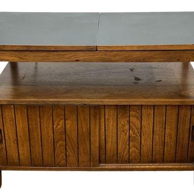 Mid Century Walnut Expandable Server