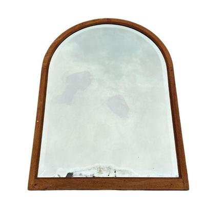French Art Deco Beveled Glass Arch Mirror