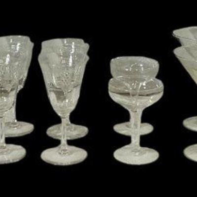 Collection Vintage Barware, Champagne, Sailing Whiskey Glasses