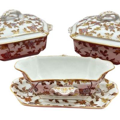 Sale Photo Thumbnail #78: CH FIELD LIMOGES Serving Pieces