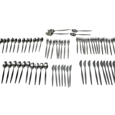 Mid Century FOLK ARMSTRONG for GENSE SWEDEN "Focus" Flatware