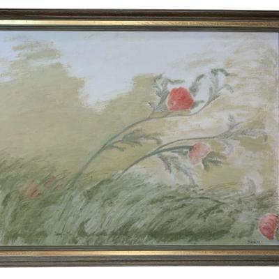 Sale Photo Thumbnail #41: DOEBLER Signed Pastel Landscape