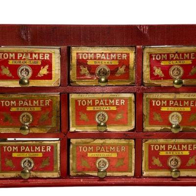 POPS CASEY Folk Art Cigar Box Multi Unit
