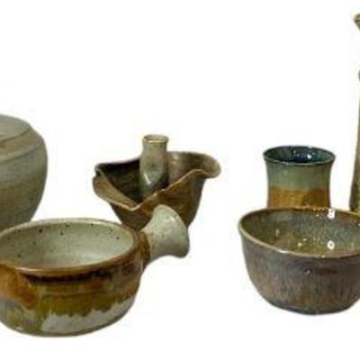 Collection Studio Pottery Vases, Bowls, & Pitchers