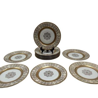 ROSENTHAL PICKARD Set of Twelve Dinner Plates