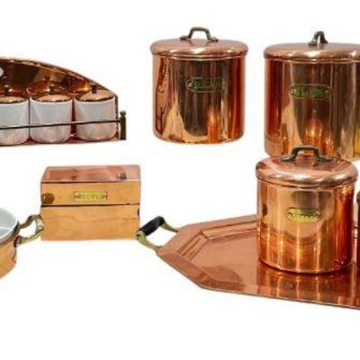 Sale Photo Thumbnail #28: Collection Copper Kitchen Articles