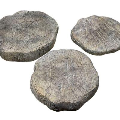 Faux Bois Pedestal Centerpieces