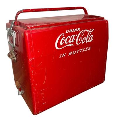 Vintage Metal COCA-COLA Cooler