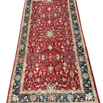 A Sultanabad Wool Runner Rug
