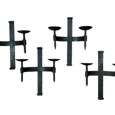 Set of Four RESTORATION HARDWARE Gothic Style Candle Sconces