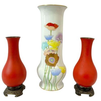 Three Vintage Asian Vases