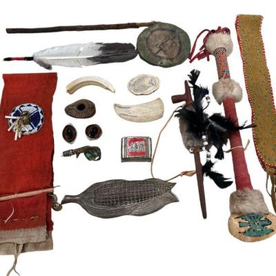 Large Collection Reproduction Native American Spiritual Articles