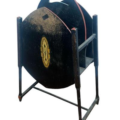 Art Deco Painted Magazine Rack